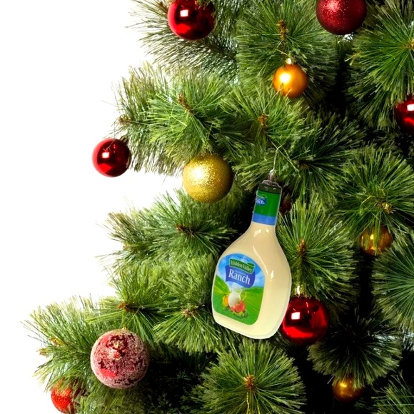 NWT (6) Decoupage Ornaments Hidden Valley Ranch Salad Dressing Bottle - - Picture 5 of 7